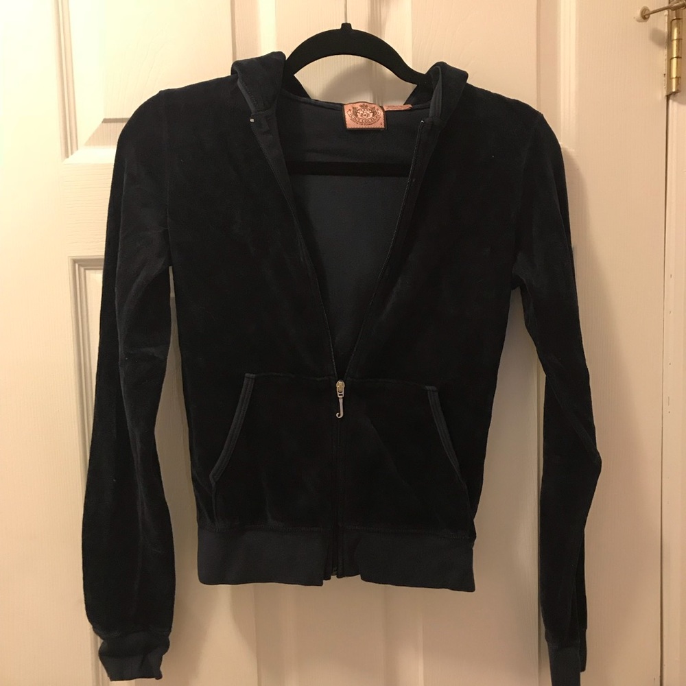 Navy Juicy Couture Zip-Up